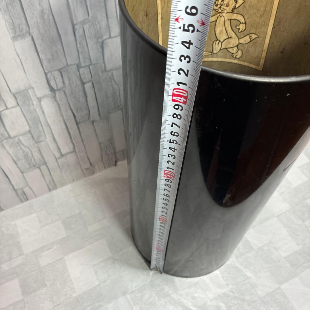 トムとジェリー 1983 ブリキ ダストボックス ゴミ箱 昭和 初期 レトロ