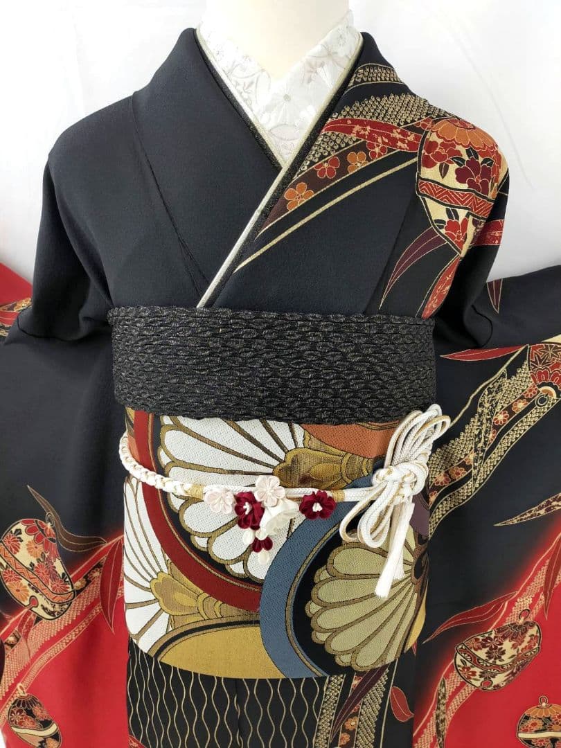 売約済み【WA - modern】★★京友禅振袖3点セット(振袖袋帯長襦袢)★★