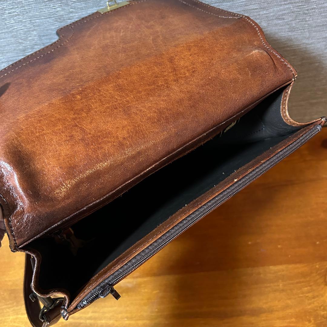 青木鞄 Lugard G3 本革 A4対応 2WAYショルダー5221 ブラウン