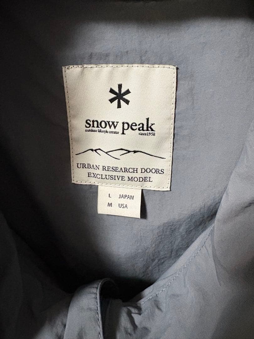 【ヨセウエ】Doors別注 peak グレー ナイロンジャケット