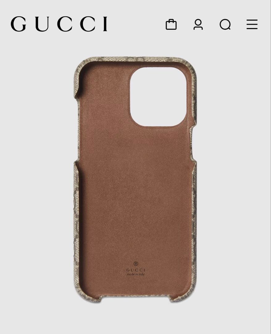 iPhoneアクセサリー GUCCI iPhone 15Pro case
