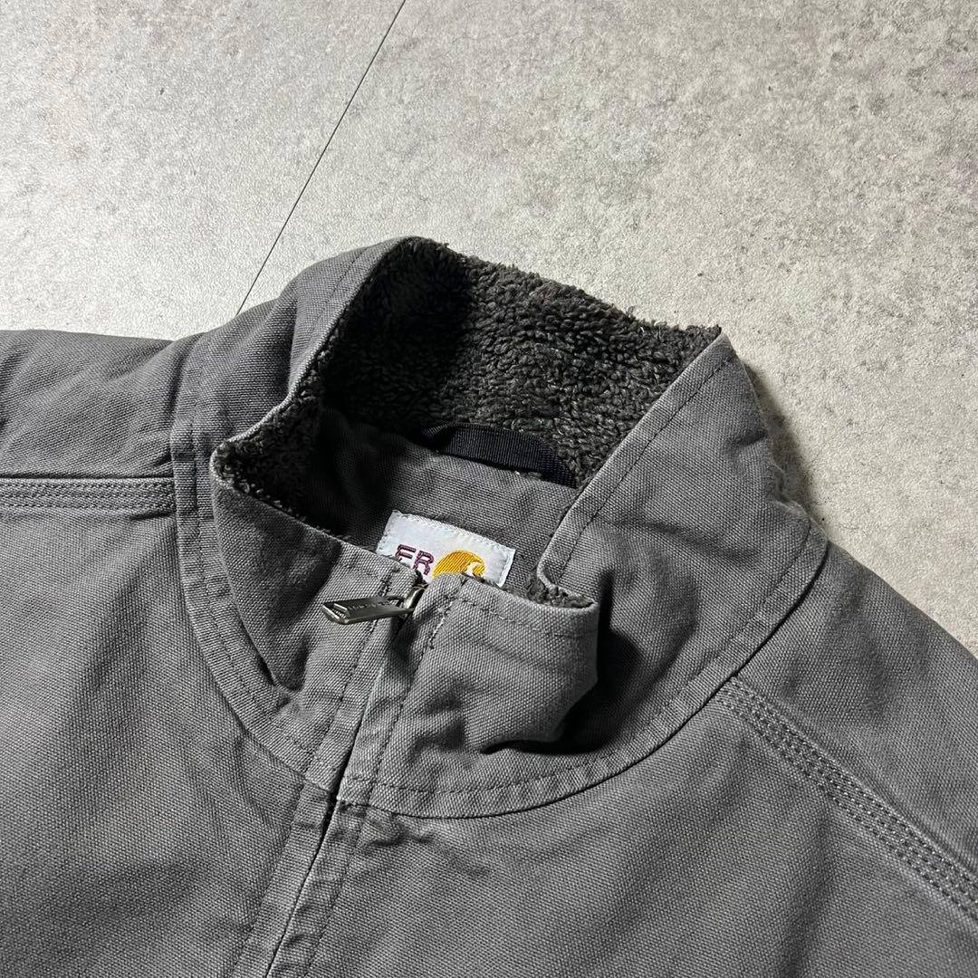 Carhartt FR ダックベスト 裏ボア グレー L〜XL 00s