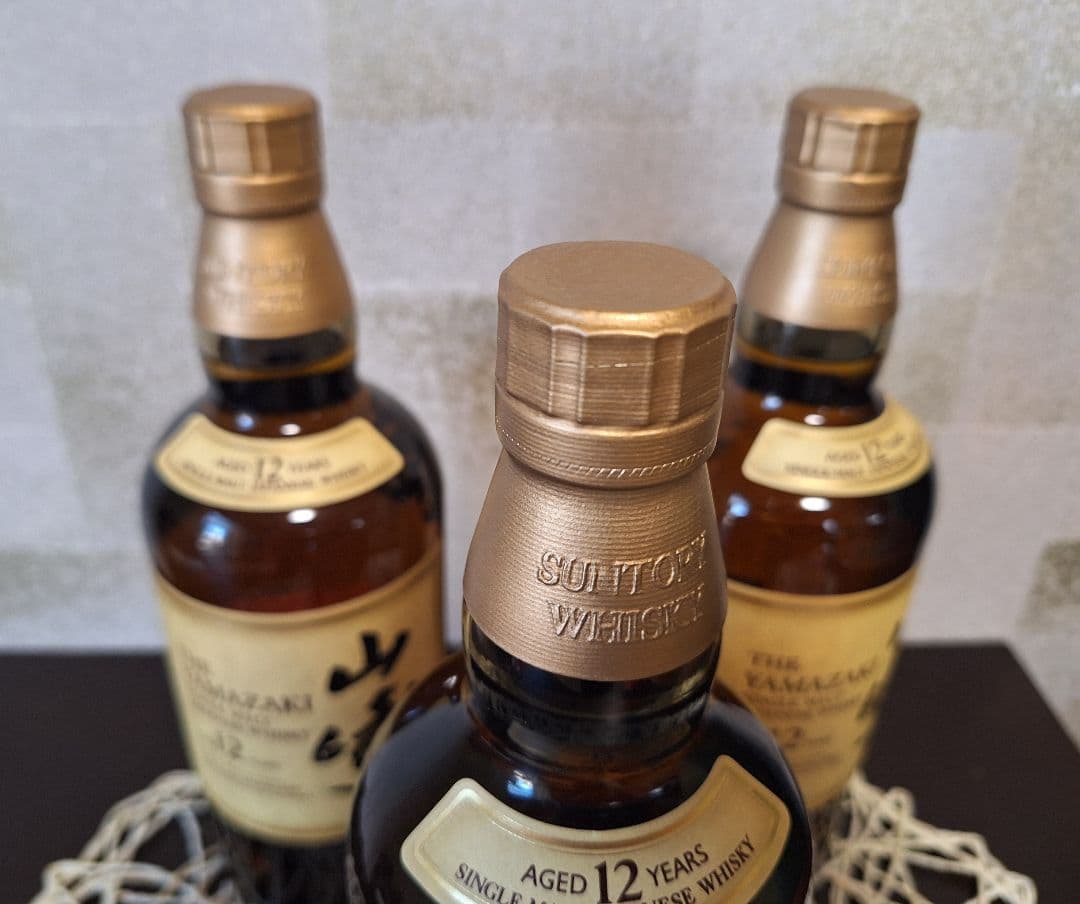 山崎12年シングルモルト700ml新品未開封3本セット7月15日までの出店