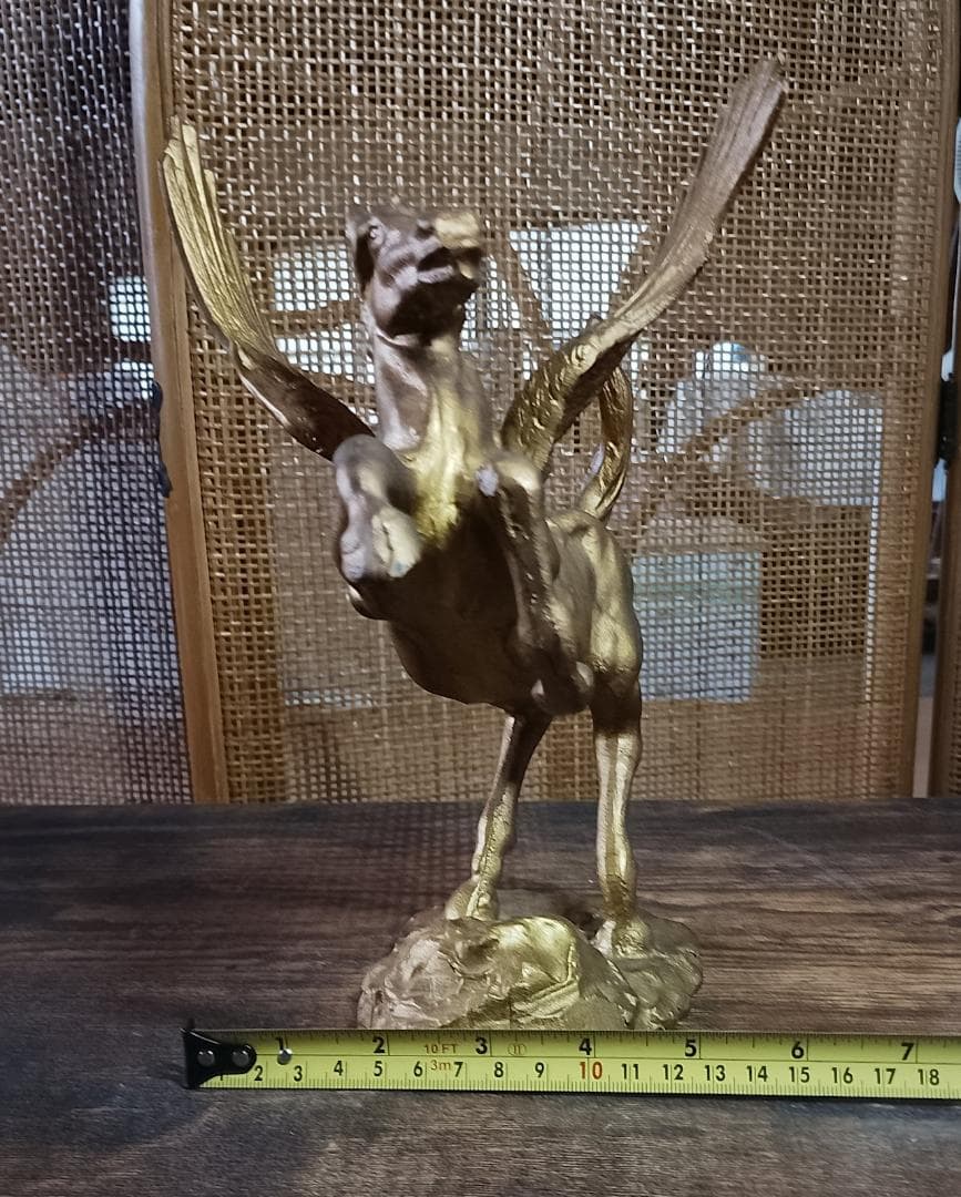 ペガサスの置物 888g 縁起物「成功」「繁栄」「名声」の象徴