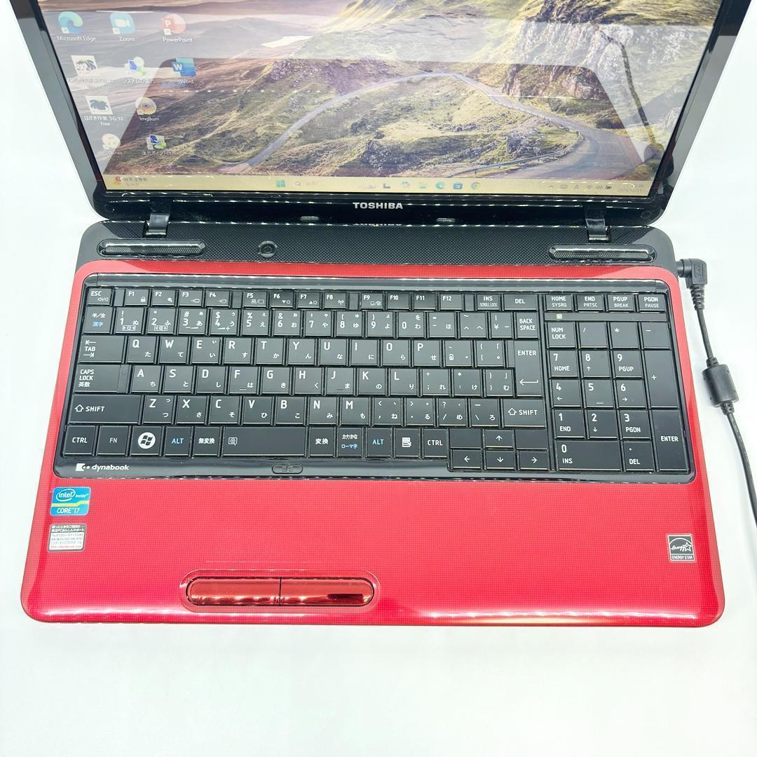 東芝 ノートパソコン Corei7 オフィス SSD Windows11 A35