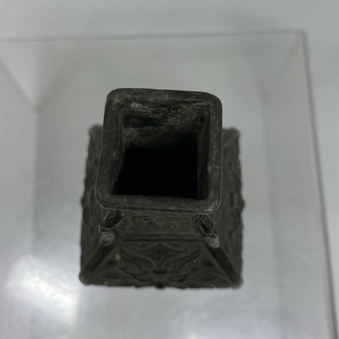 専用　慶山堂　銅製　花瓶　147g タルカニ　東さ7-1124②