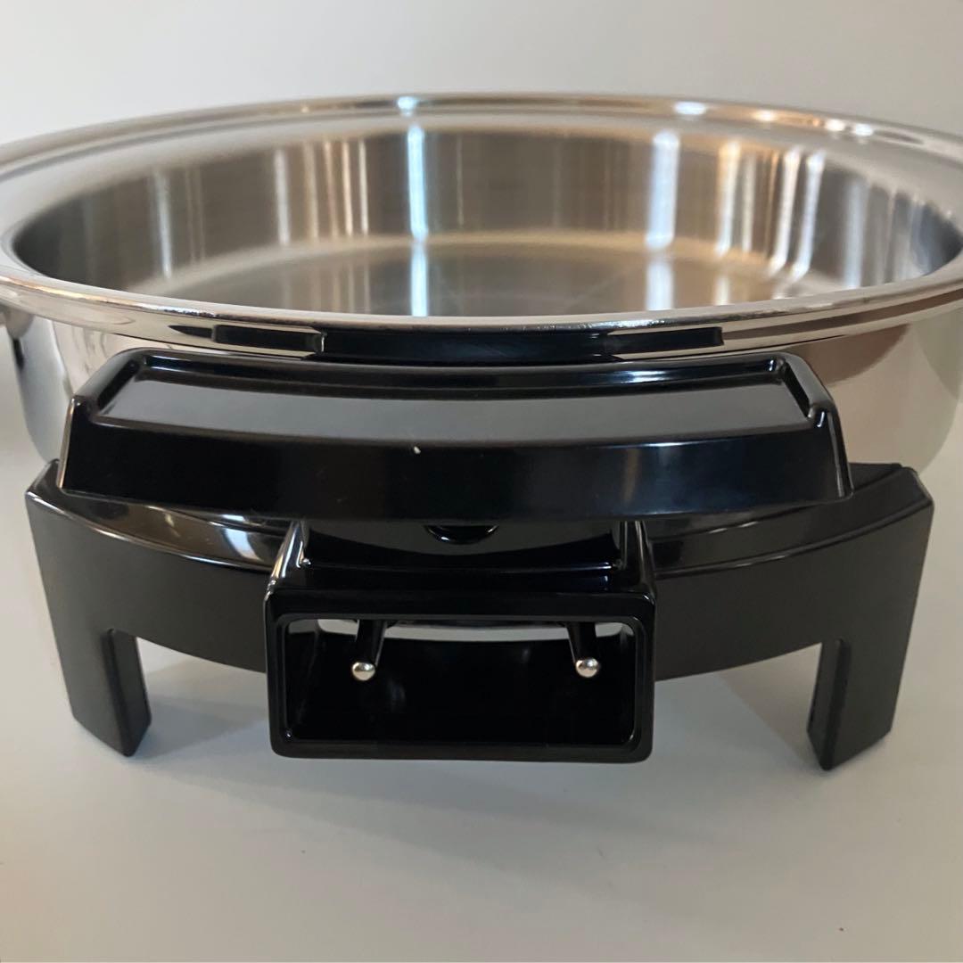 【未使用】 liquid core 浅型　電気フライパン　蓋なし