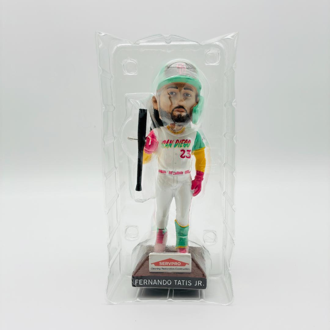【新品・球場配布】パドレス タティスJr バットフリップ ボブルヘッド