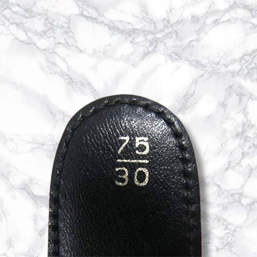 希少 グッチ ベルト ズゥミ インターロッキング ホースビット 金 黒 レザー