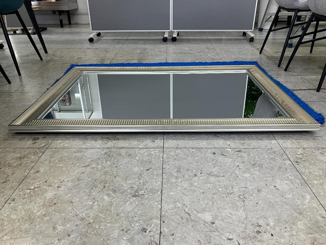 IKEA ミラー SONGE シルバー