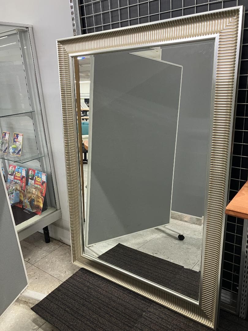 IKEA ミラー SONGE シルバー