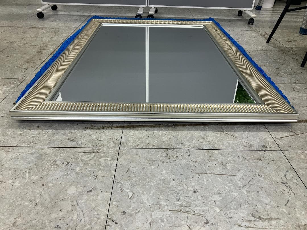 IKEA ミラー SONGE シルバー