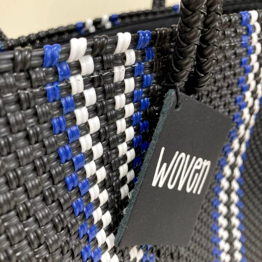 Sora★WOVEN ウーブン メキシコ製 かごバッグ タッセルチャーム付