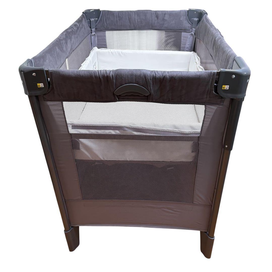 Aprica アップリカ ベビーベッド ココネルエアープラス AB グレー