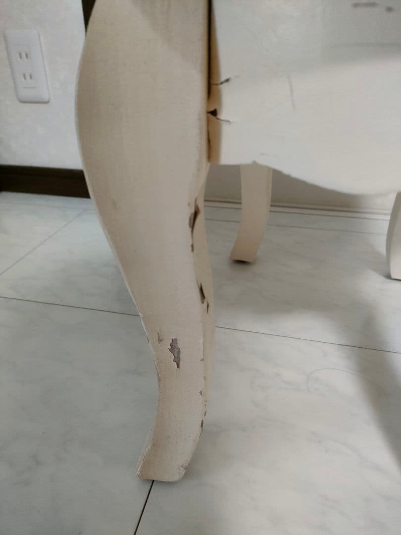 アンティーク ローズ チェスト 電話台 猫脚 家具