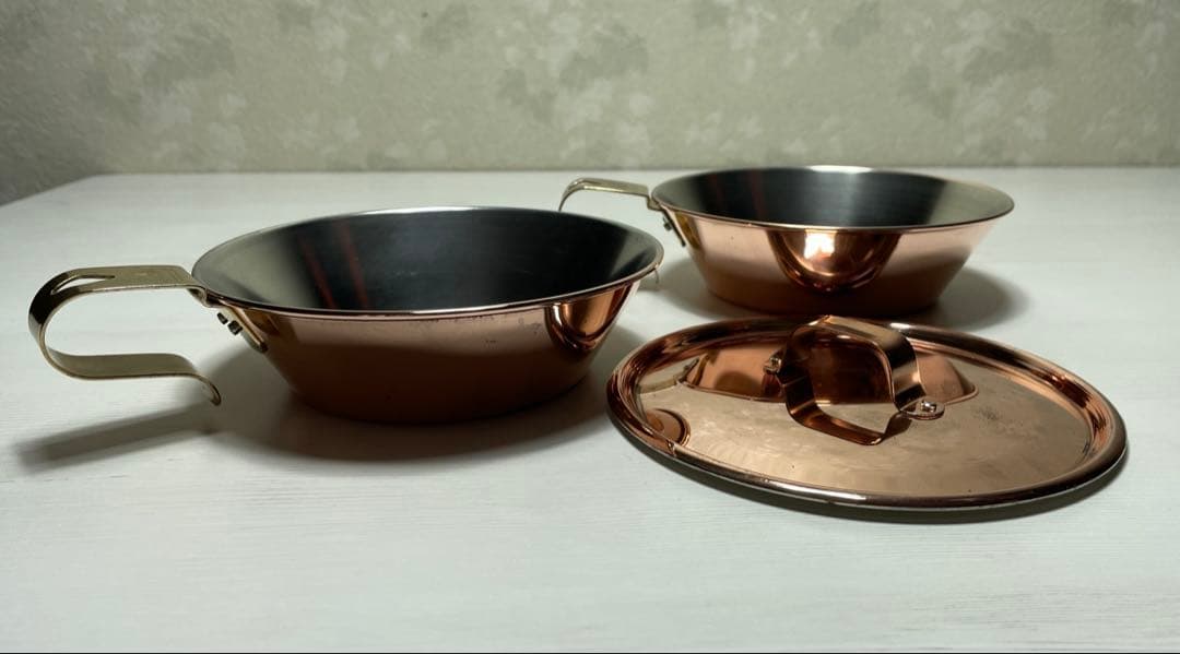 ファイヤーサイド コッパーシェラカップ 500ml 2個 リッド1個 セット