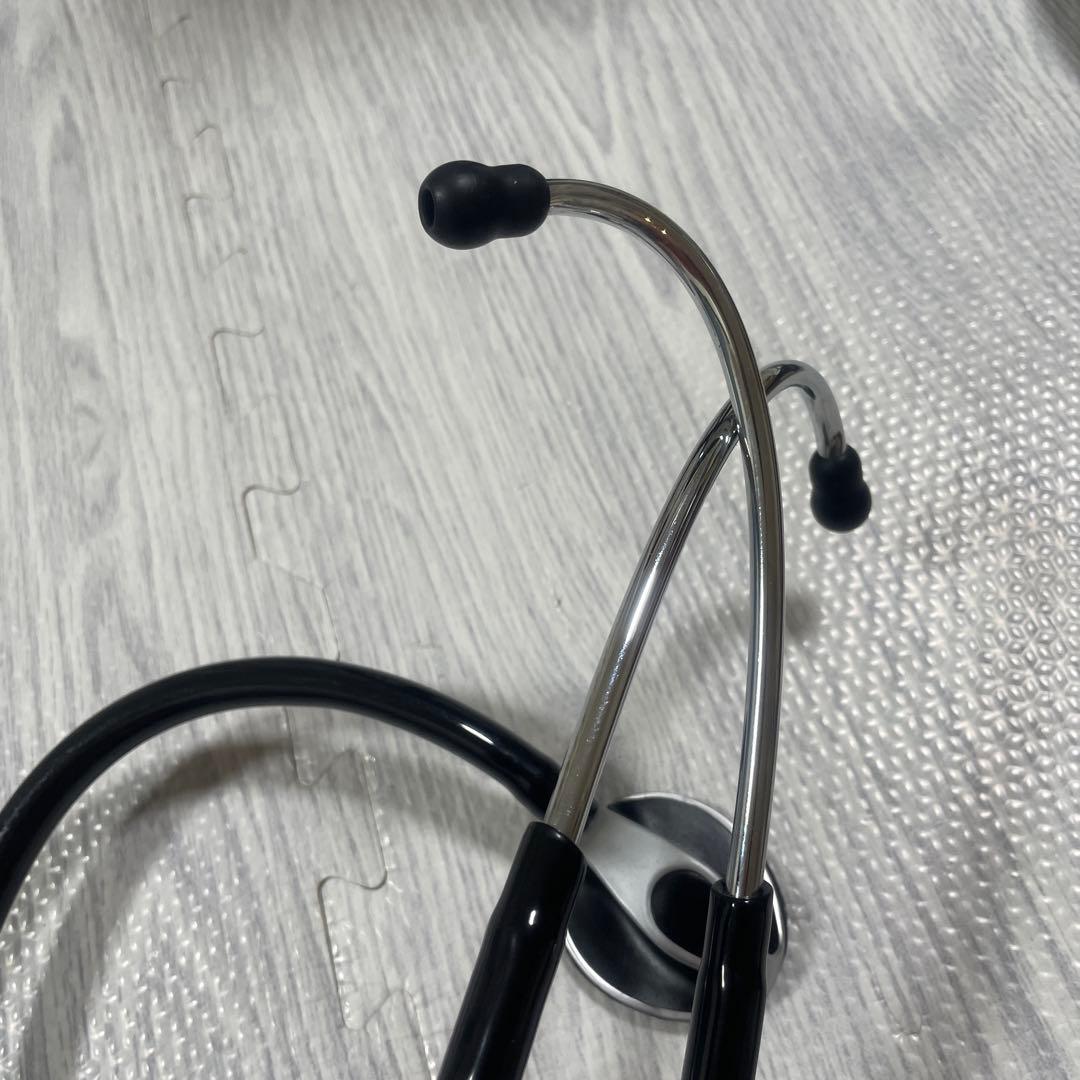 聴診器 シングルヘッド　イヤーチップ、膜面付き。