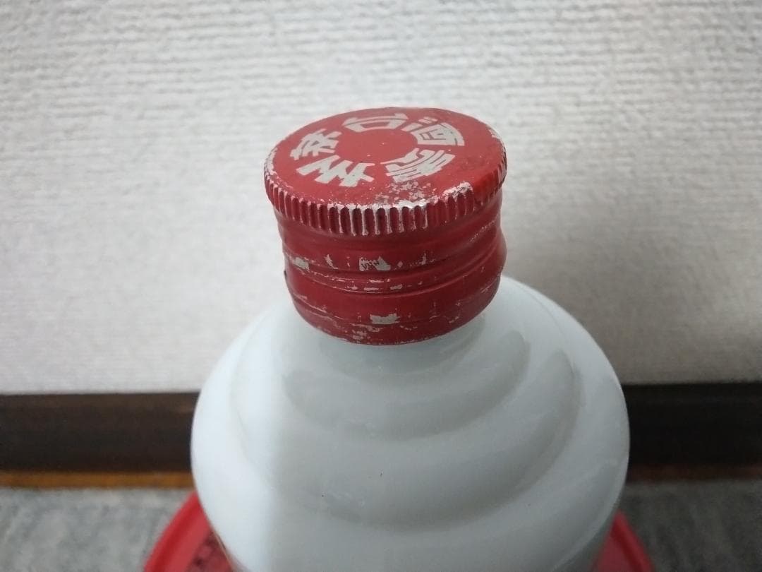 茅台酒 375ml 53% 重量635g程　90年代？ 天女ラベル 訳あり