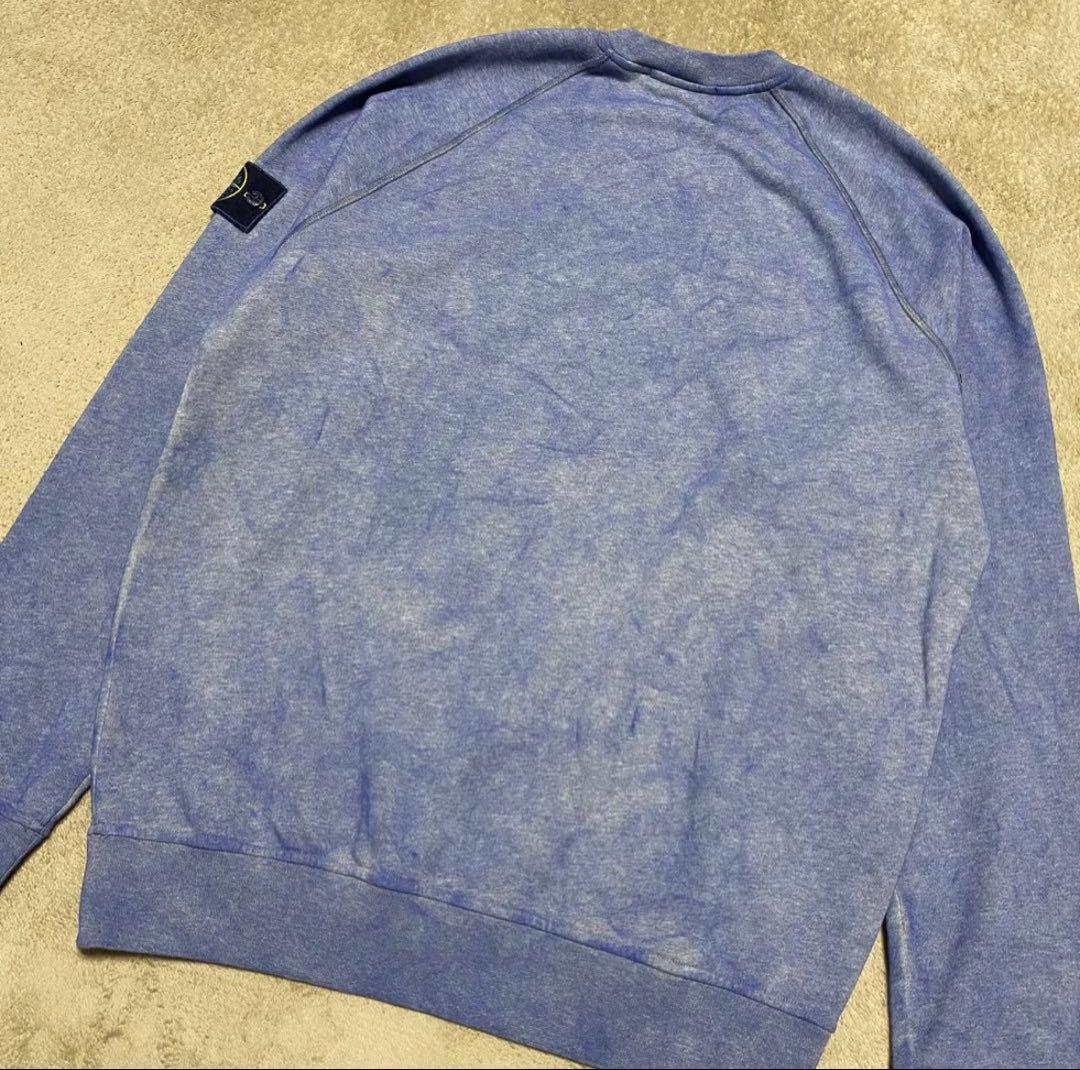 STONE  ダストスウェット 青