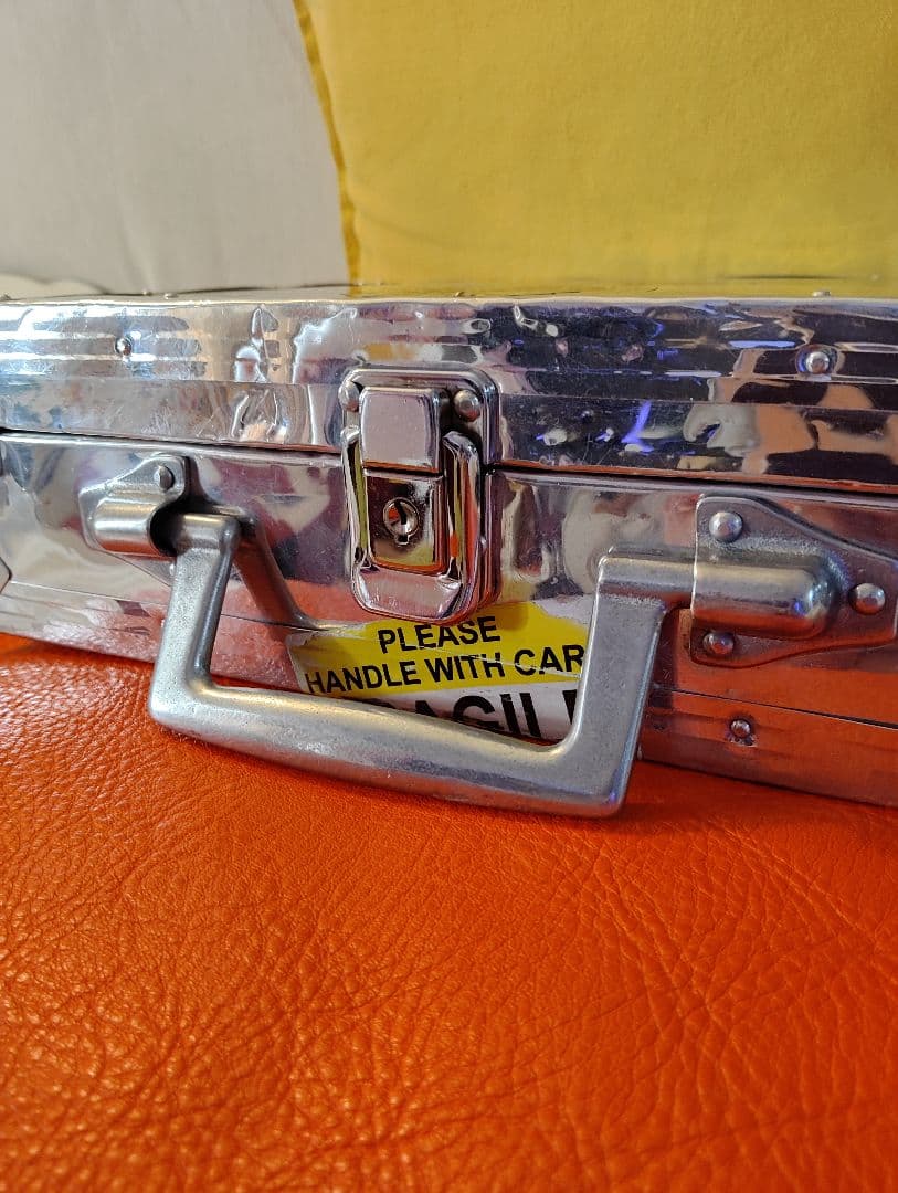 ハンドメイド　アタッシュケース　RIMOWAステッカー付き
