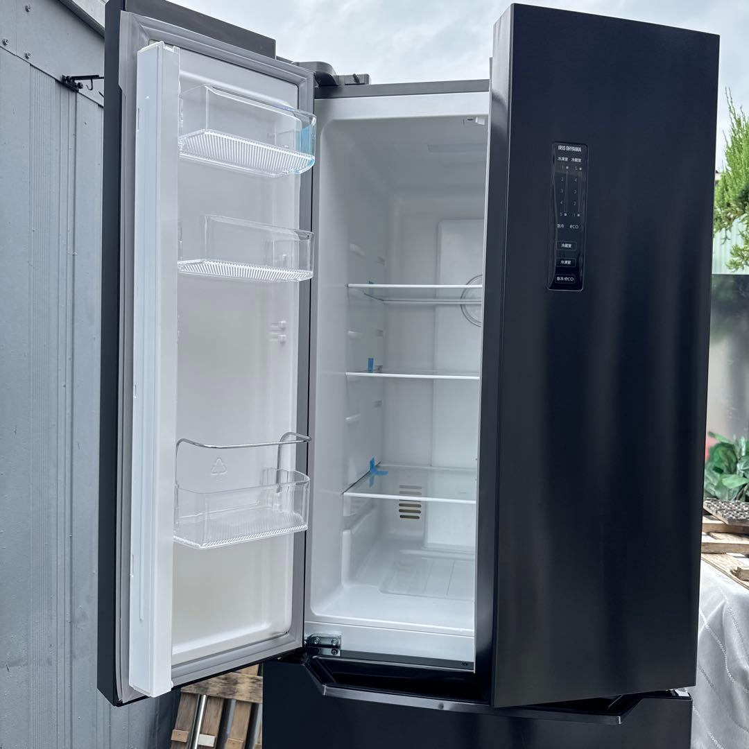美品 アイリスオーヤマ 2022年製 冷蔵庫 320L 自動霜取 静音設計