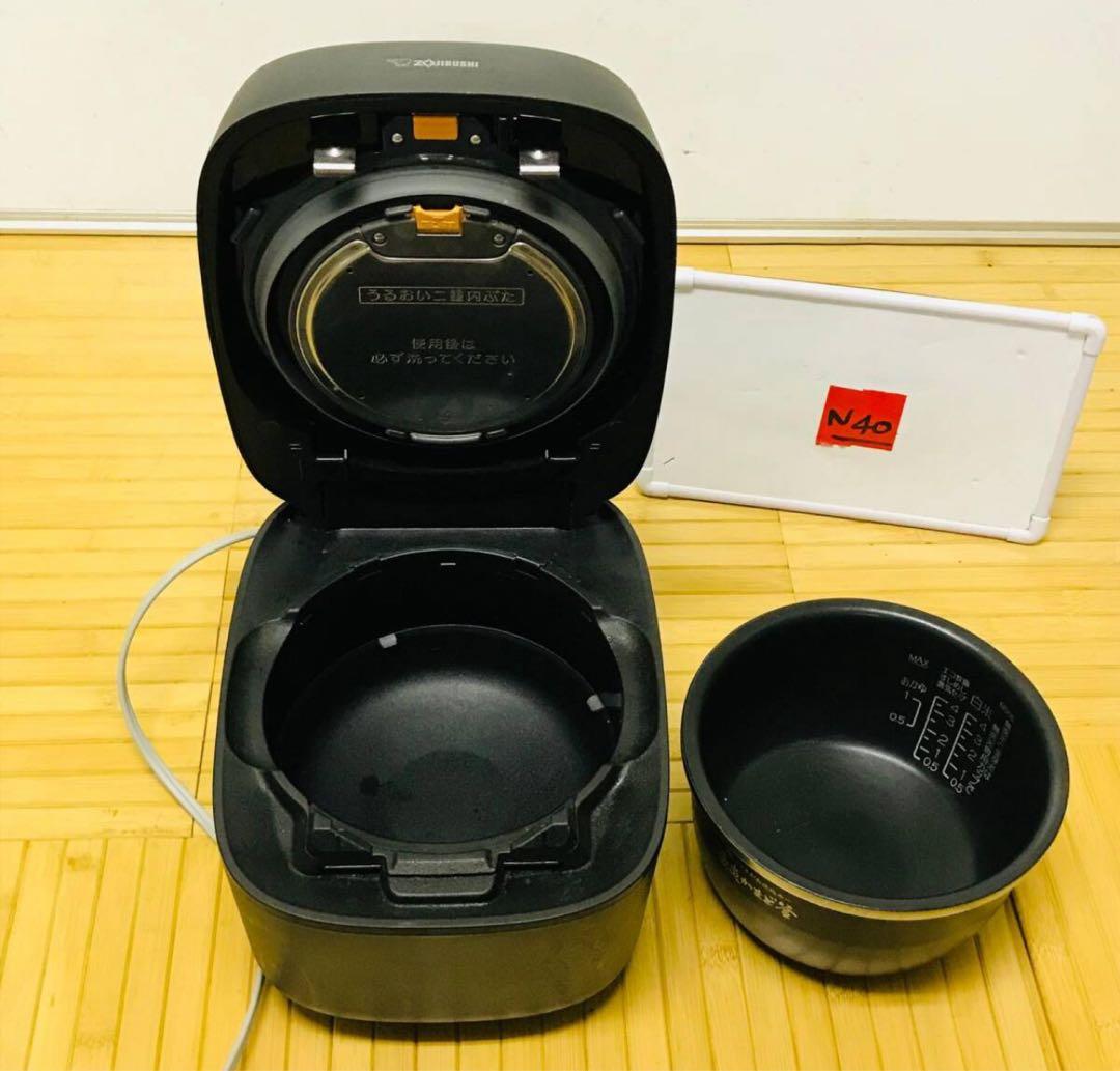 象印 圧力IHジャー 炊飯器 炎舞炊き NW-ES07 濃墨 4合炊き動作品