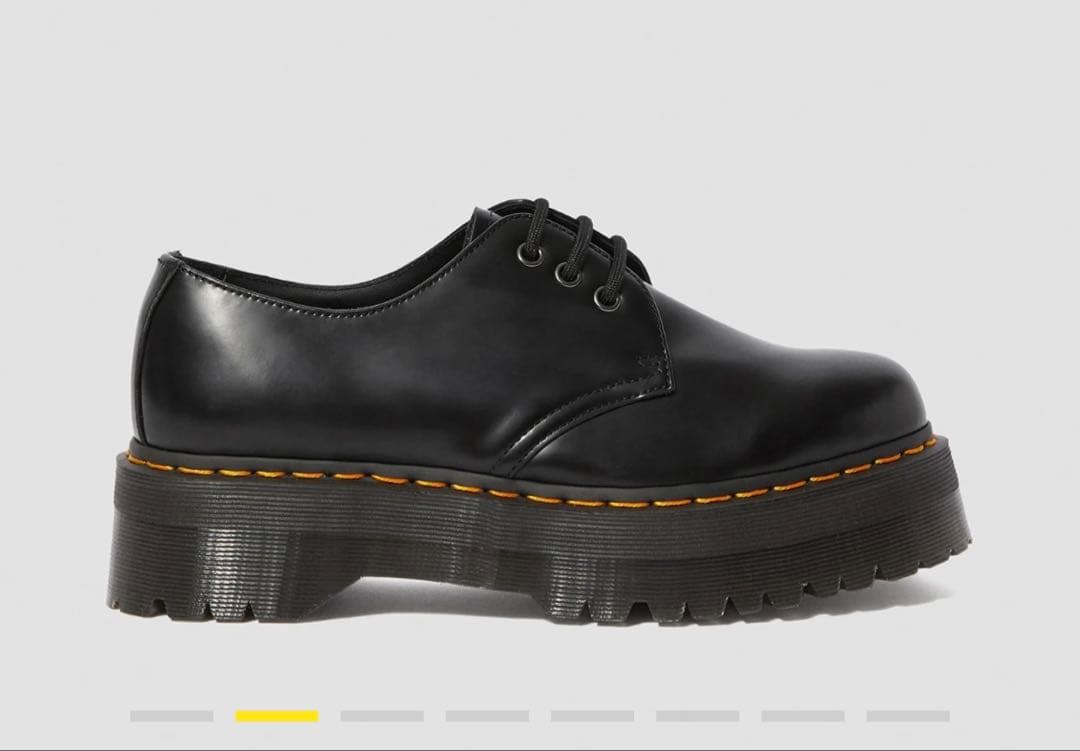 Dr.Martens 1461 QUAD 3 ホールシューズ ブラック　26cm