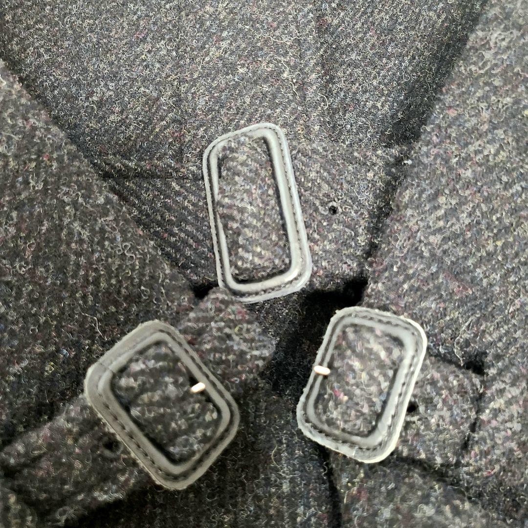 マーガレットハウエル ヘリンボーン ウールトレンチコート ミドル丈 ベルト付