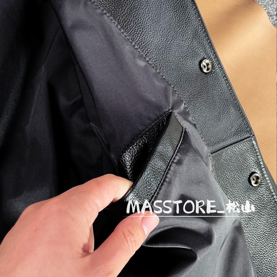 新品メンズ 革ジャン スタジャン 牛革 本革 レザージャケット M-6XL