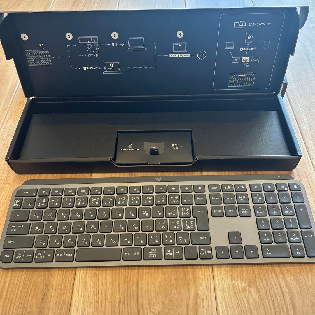 Logicool MX KEYS 日本語配列 ワイヤレス 箱付