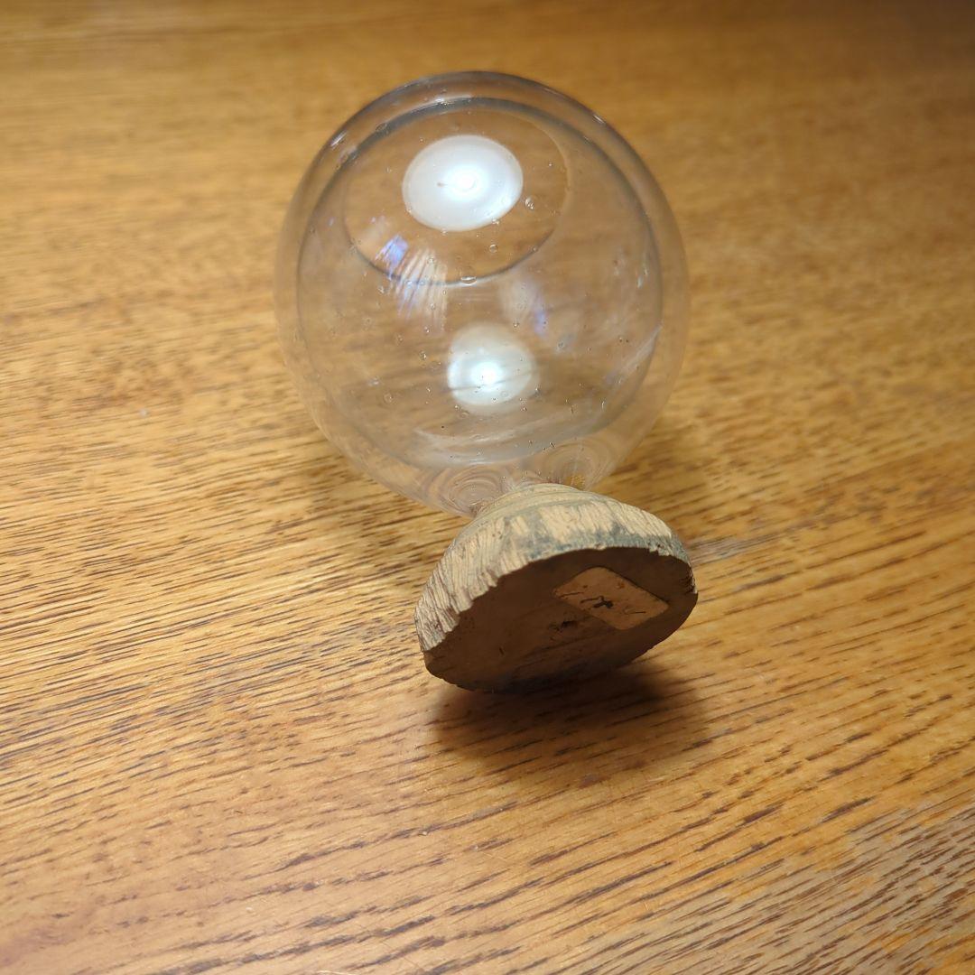 アンティーク ガラス　二重グラス ダブルボダム　とても古い物