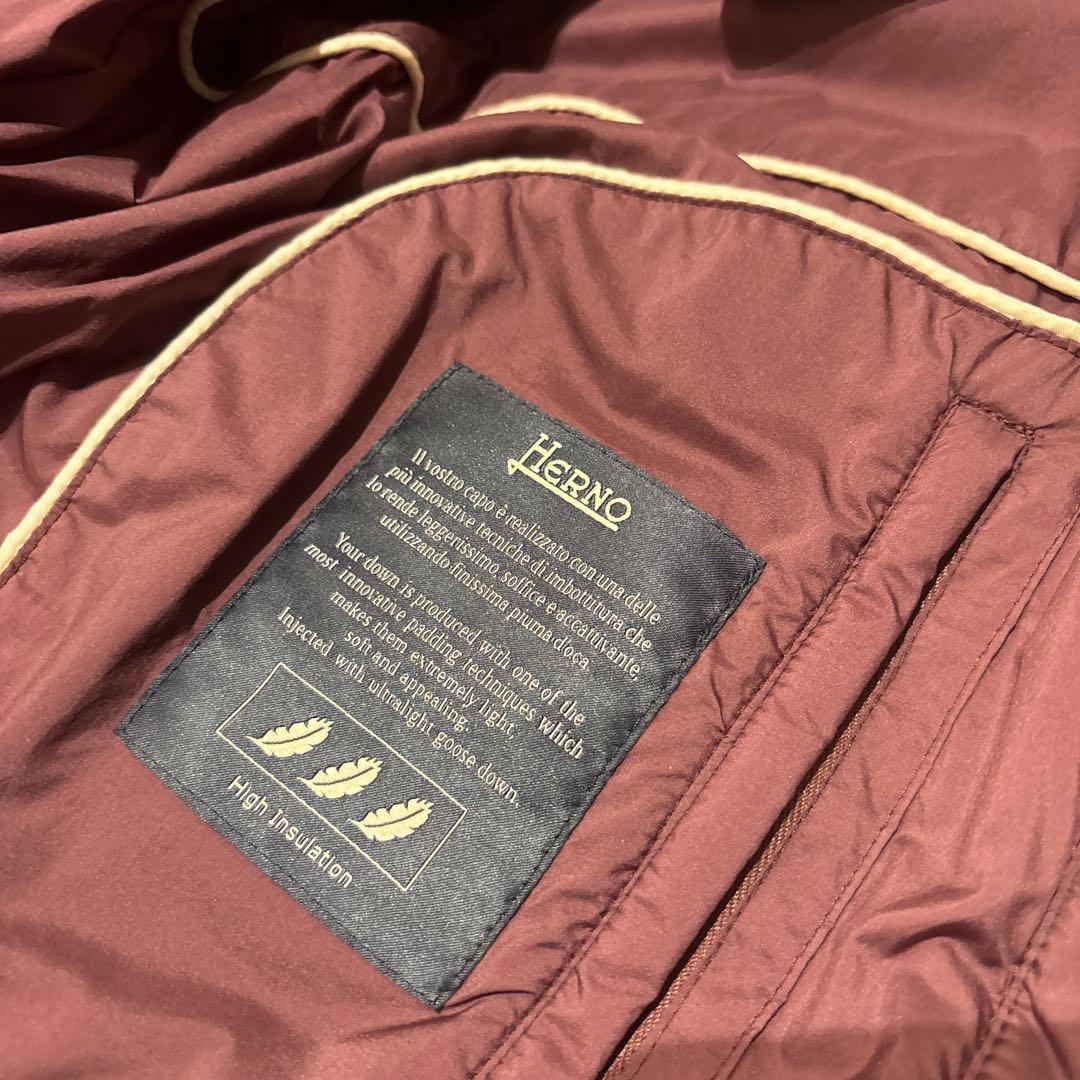 （ゆず子）美品 HERNO ヘルノ ダッフルダウンジャケット
