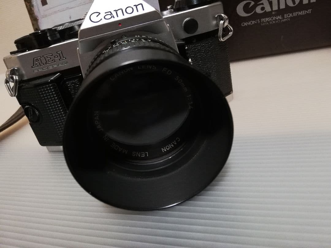 CanonAE-1 Program フィルム 50mmレンズ 説明書付き