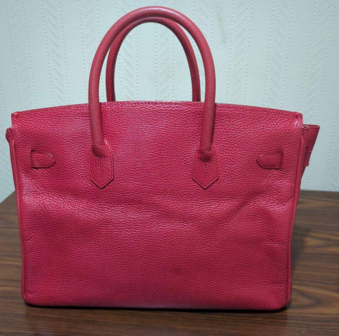 ヘンリーハイクラス HIGH CLASS レッド ハンドバッグ