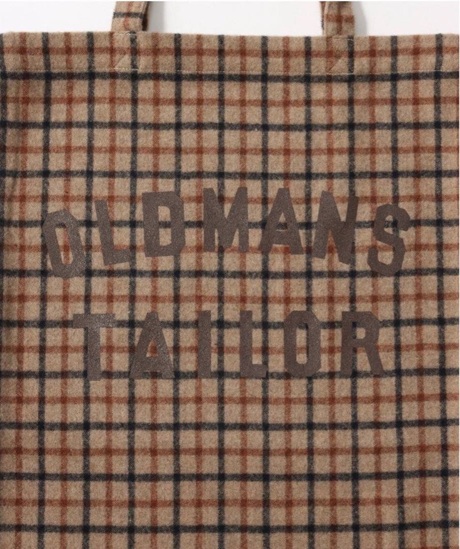 OLD MANS TAILOR チェック柄バッグ