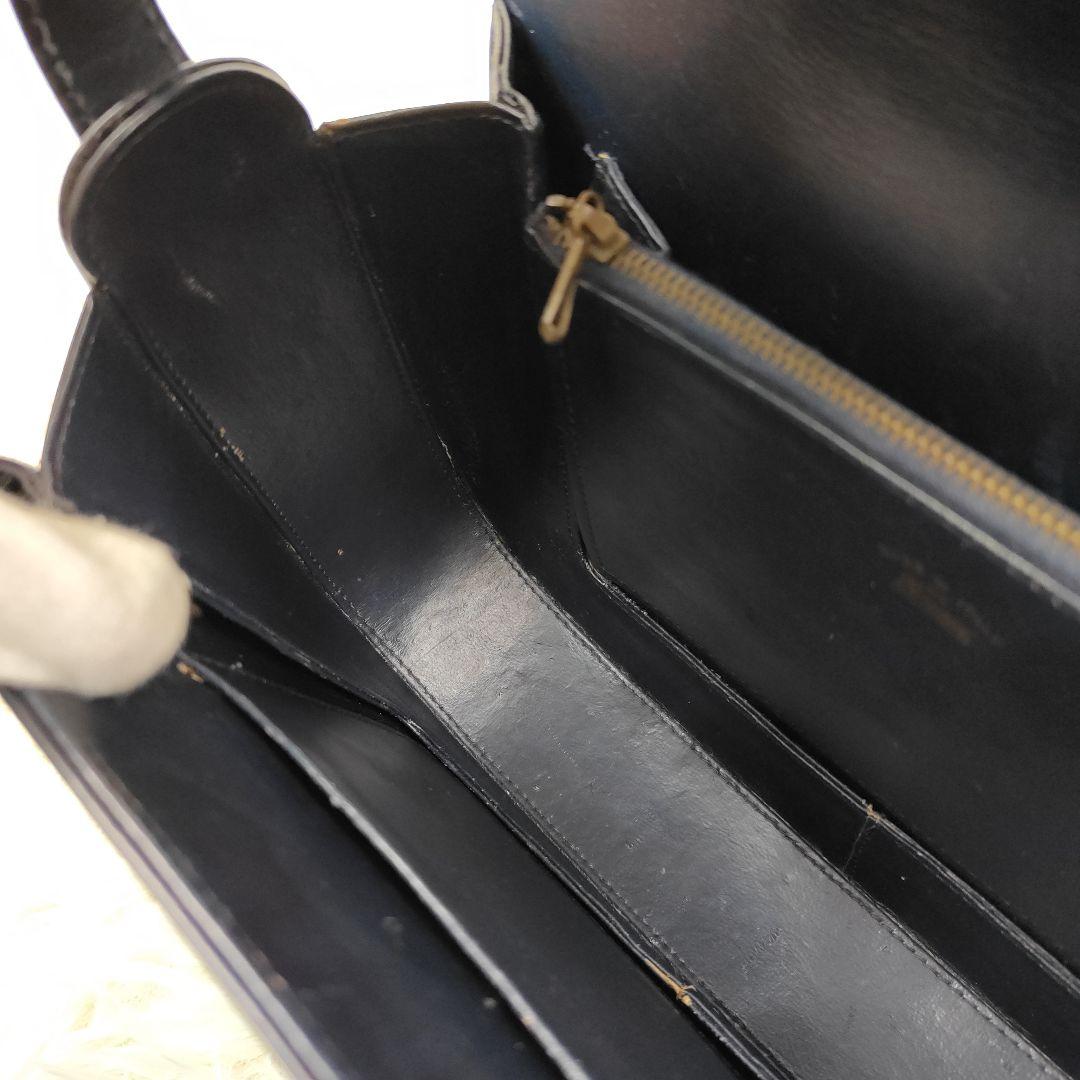 本日限定価格　グッチ　ハンドバッグ　ワンショルダー　肩掛け　ネイビー　GG金具