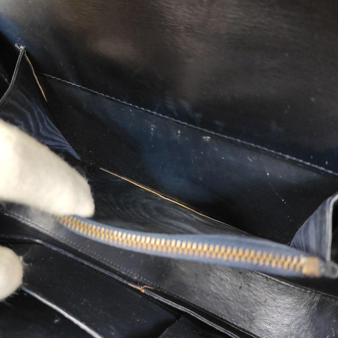 本日限定価格　グッチ　ハンドバッグ　ワンショルダー　肩掛け　ネイビー　GG金具