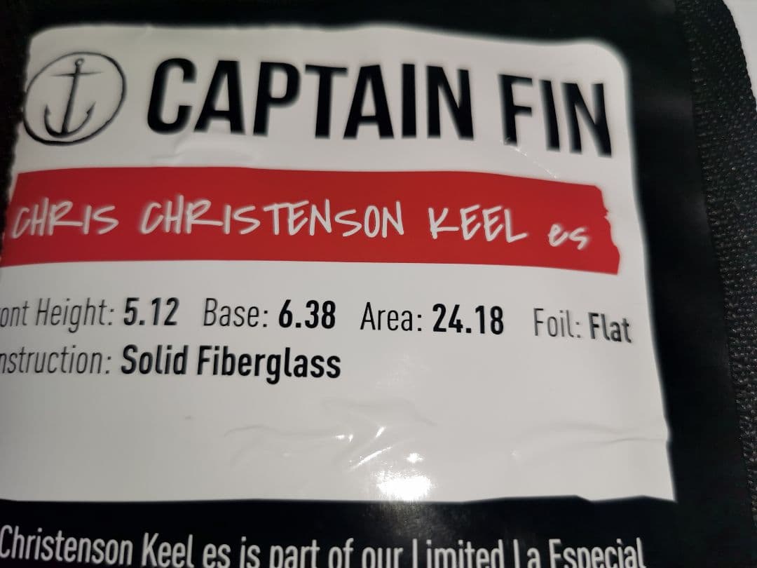 CHRISTENSON KEEL クリステンソン キールフィン ツイン 黒