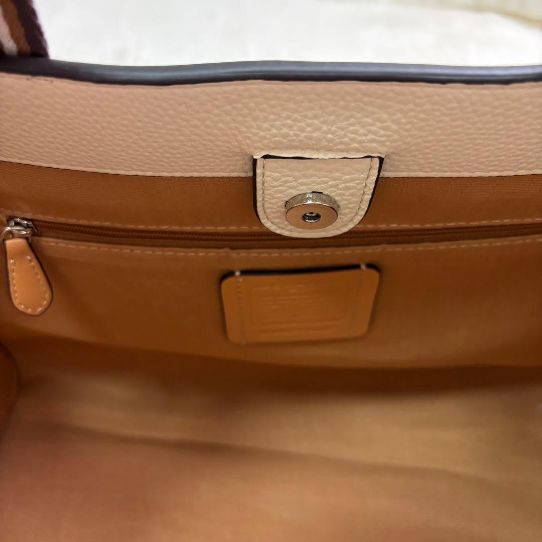 【みー】極美品✨COACH　ショルダーバッグ　スミス　トート 2way