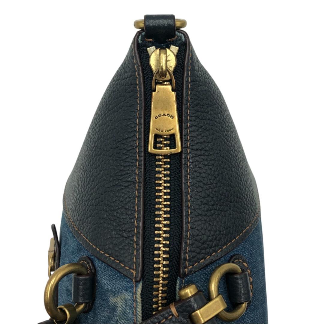 【美品】COACHコーチ　2way　ショルダーバッグ　ハンドバッグ　デニム