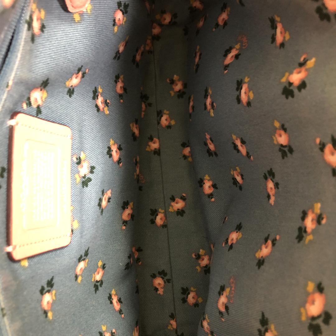 【美品】COACHコーチ　2way　ショルダーバッグ　ハンドバッグ　デニム