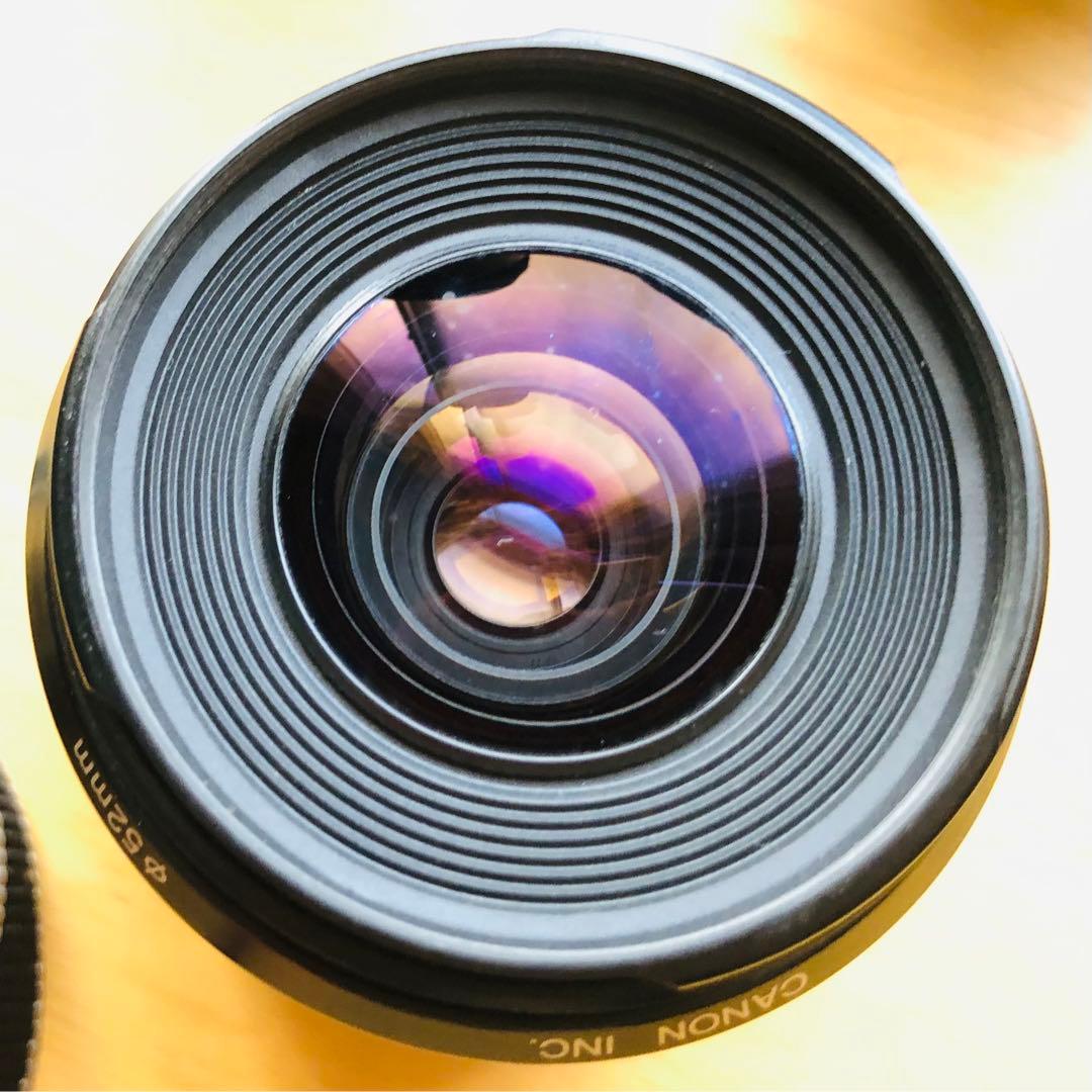 CanonキャノンEOS Kissレンズ２つセット付き一眼レフフィルムカメラ