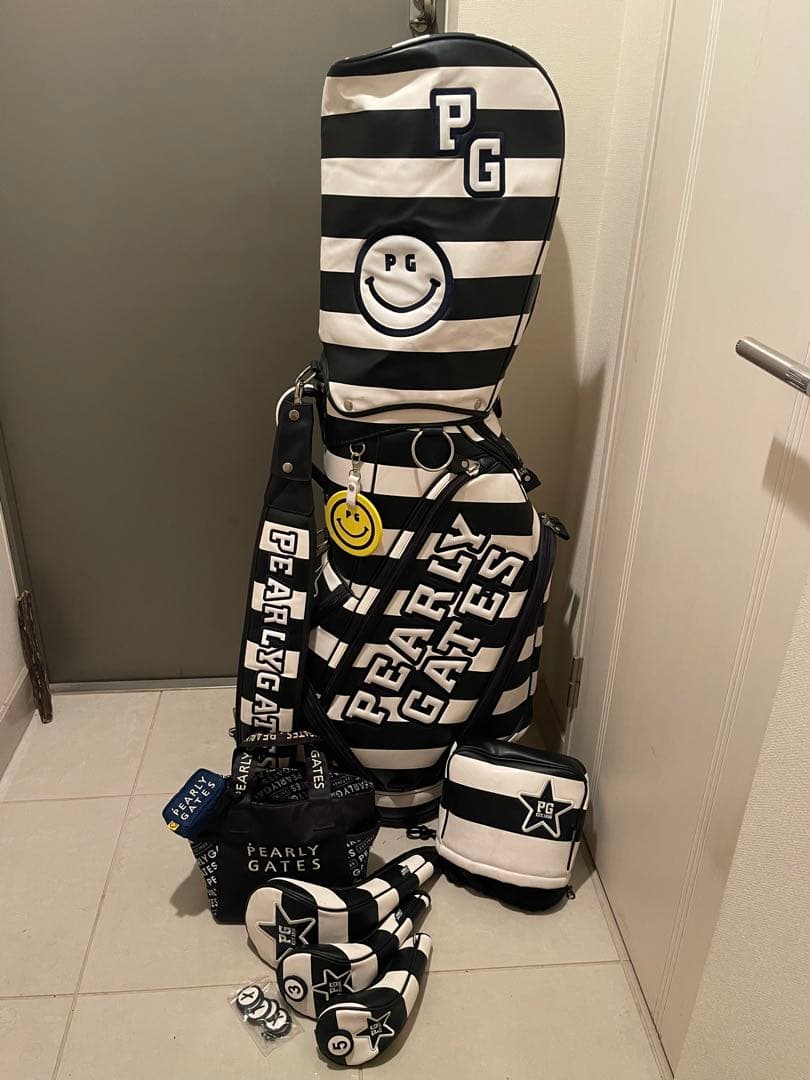 超希少モデル★PEARLY GATES パーリーゲイツ ボーダー キャディバッグ