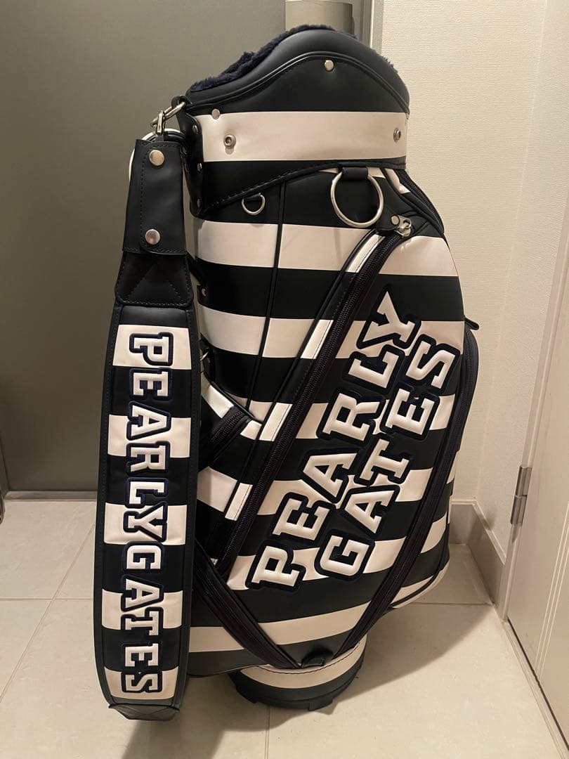 超希少モデル★PEARLY GATES パーリーゲイツ ボーダー キャディバッグ