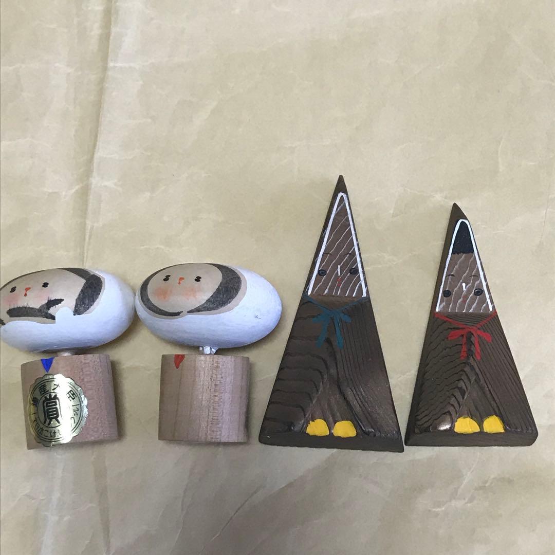 だるま　こけしセット民芸品　置物　日本　人形伝統工芸品インテリア こけし だるま