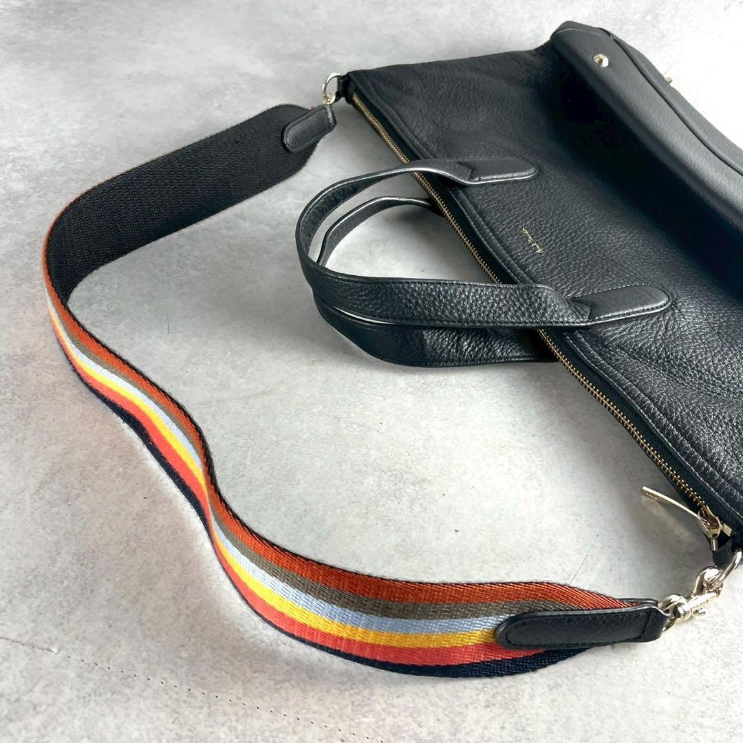 極美品 ポールスミス ビジネスバッグ 2way トートバッグ ショルダーバッグ