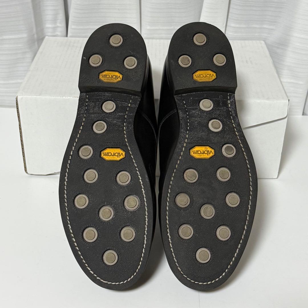⭐️極美品⭐️　三陽山長　ビジネスシューズ　モカシン　レースアップ　ブラック
