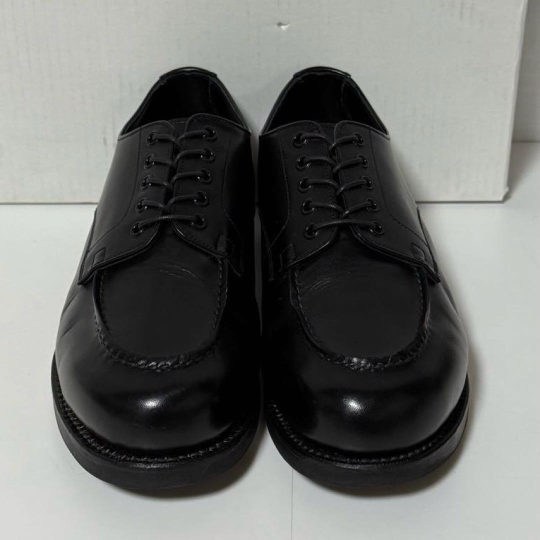 ⭐️極美品⭐️　三陽山長　ビジネスシューズ　モカシン　レースアップ　ブラック