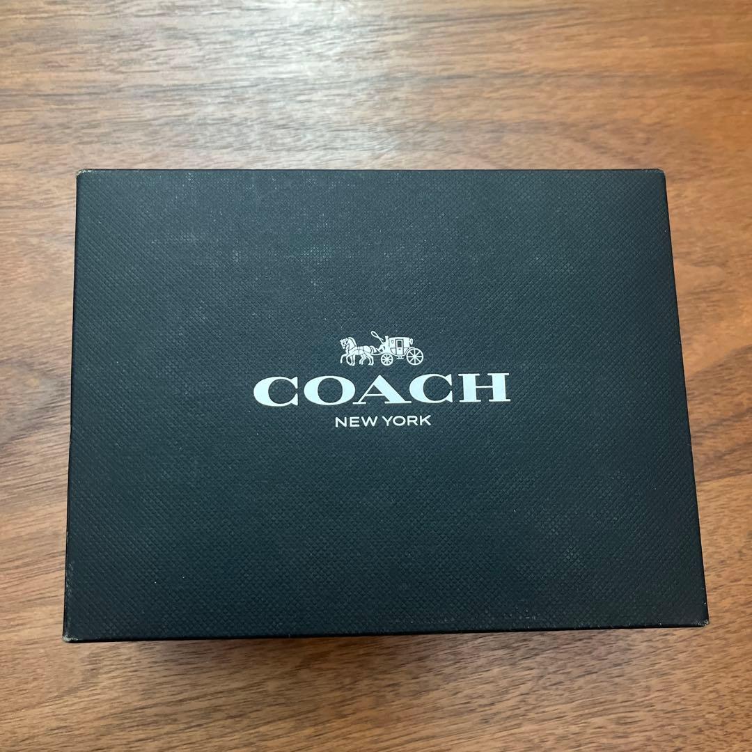 coach ブラウンレザー 名刺入れ　cs003