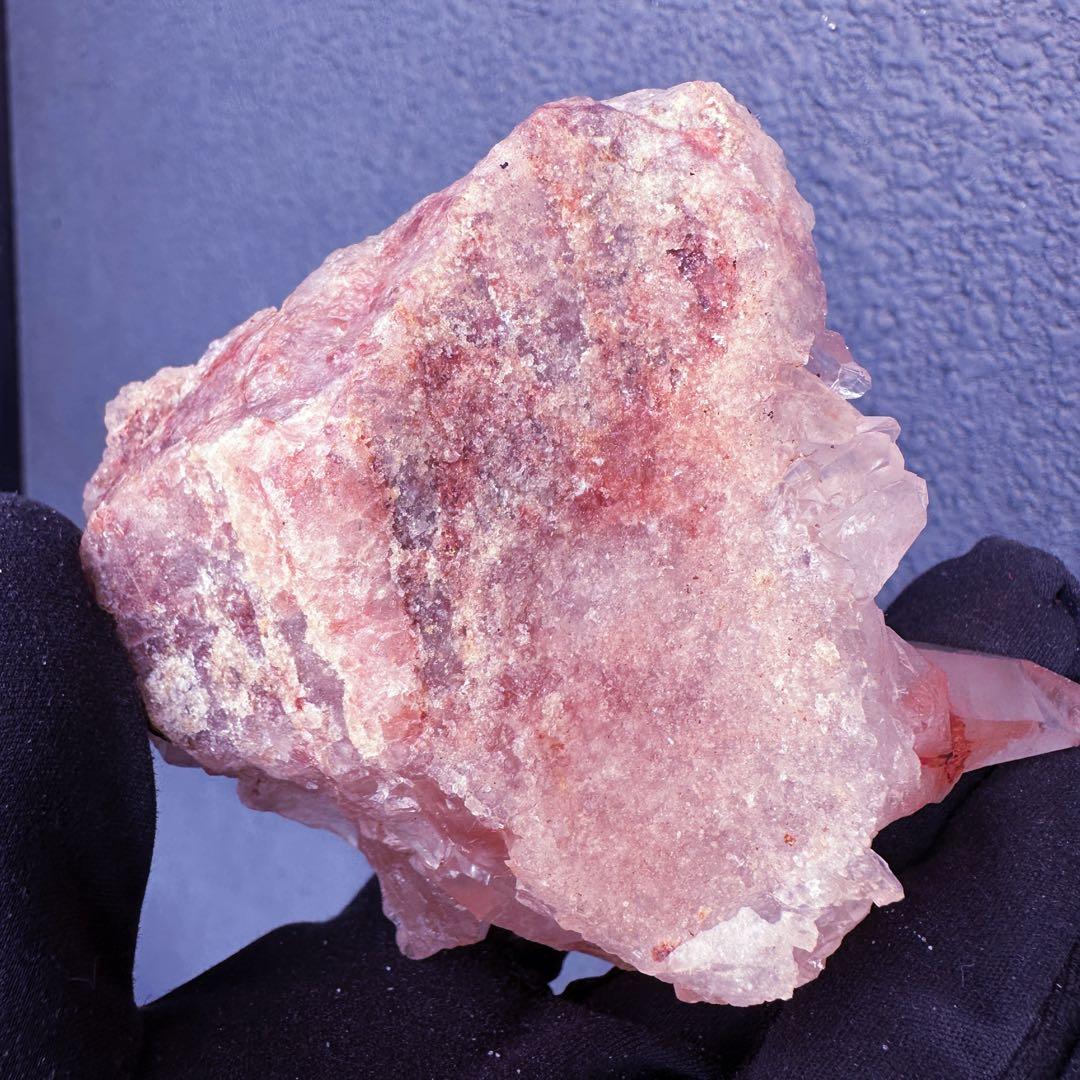 爆レア❗️浄化❗️超綺麗♡超強いパワー ピンク ヒマラヤ クラスター天然石A1466